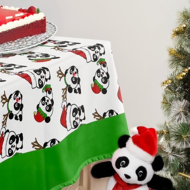 Nappe Pandas de Noël (Créateur téléchargé)