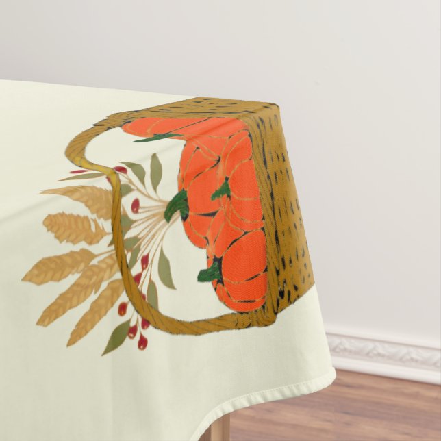 Nappe 🍂Panier de Citrouilles et Blé d'Automne (In Situ)