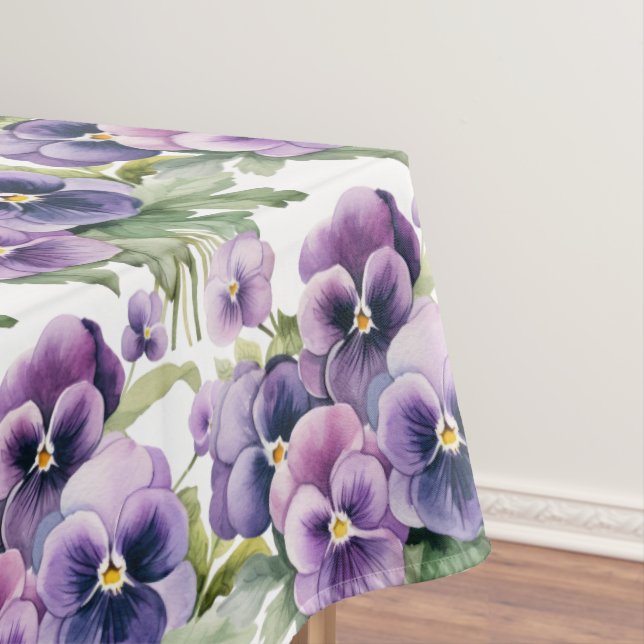 Nappe Pansies chic violet (In Situ)