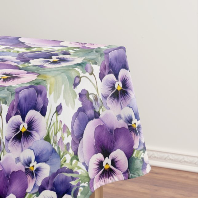 Nappe Pansies chic violet (In Situ)