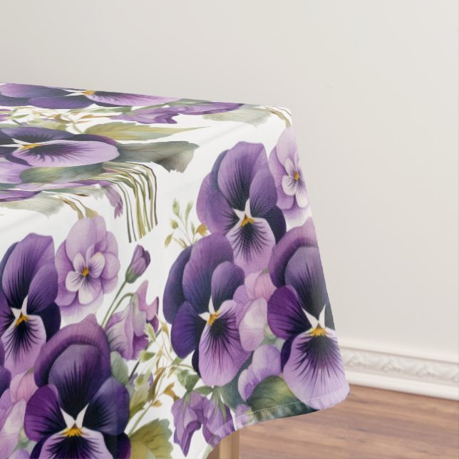 Nappe Pansies chic violet (In Situ)