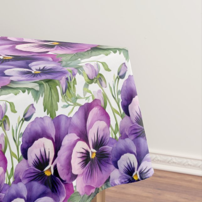 Nappe Pansies chic violet (In Situ)