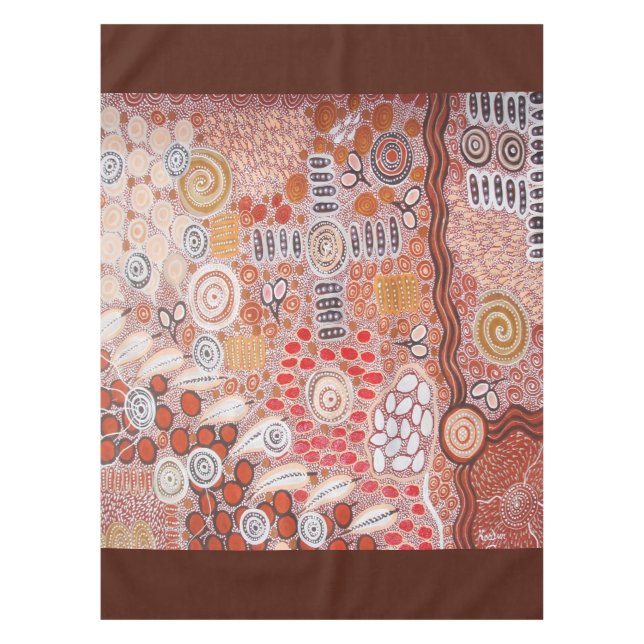 Nappe Papier de table Bush Tucker (Devant)