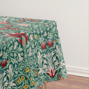 Nappe Papier peint floral vert forêt de William Morris