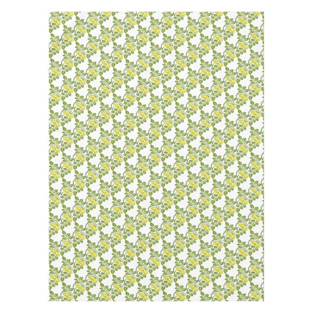 Nappe Papier peint vintage Floral Buttercup damassé (Devant)