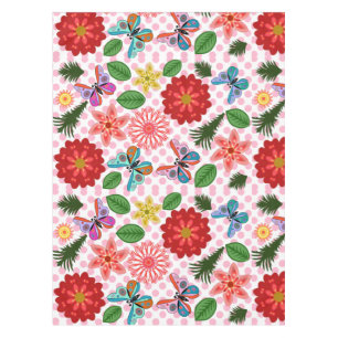 Nappe Papillon Floral de Jardin de Printemps Moderne