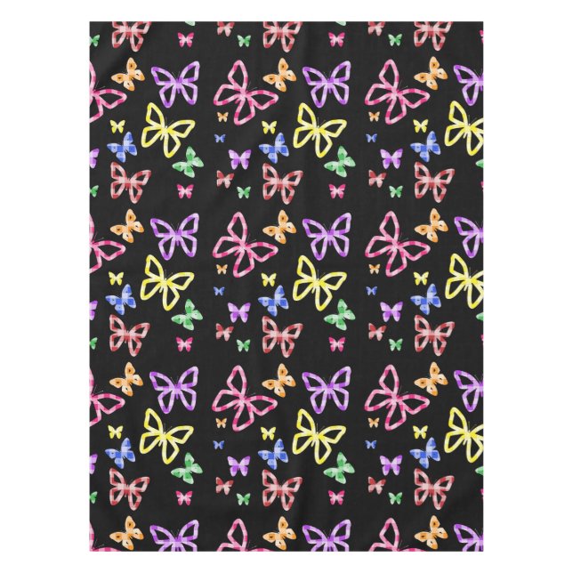 NAPPE PAPILLONS À CARREAUX (Devant)