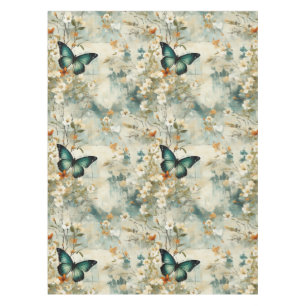 Nappe Papillons et fleurs Vintages colorés (6)