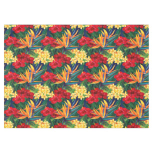Nappe Paradis tropical Hawaïen Floral Large