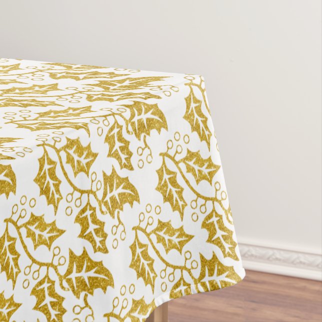 Nappe Parties scintillant d'or saint baies de Noël tenda (In Situ)