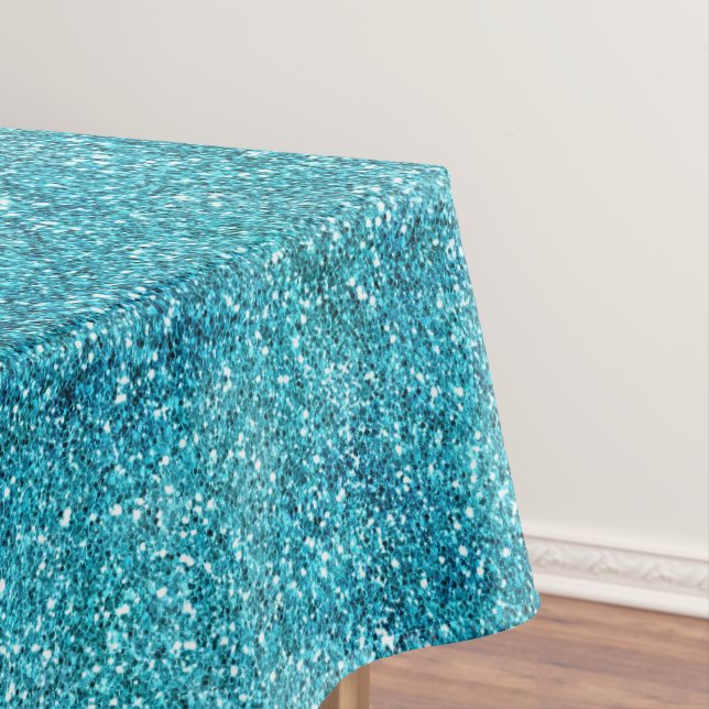 Nappe Parties scintillant Mermaid Aqua Glitz  (In Situ)