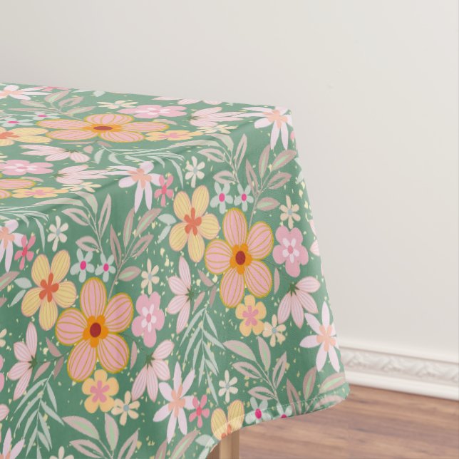 Nappe Pastel Floral patron C01 LGreen BG (In Situ)
