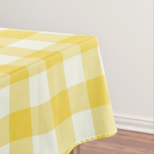 Nappe Pastel Jaune En vichy Buffalo Check Plaid Motif