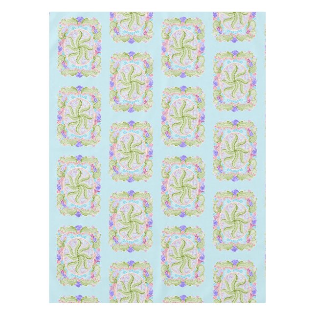 Nappe Pastel Nature Mandala Art (Devant)
