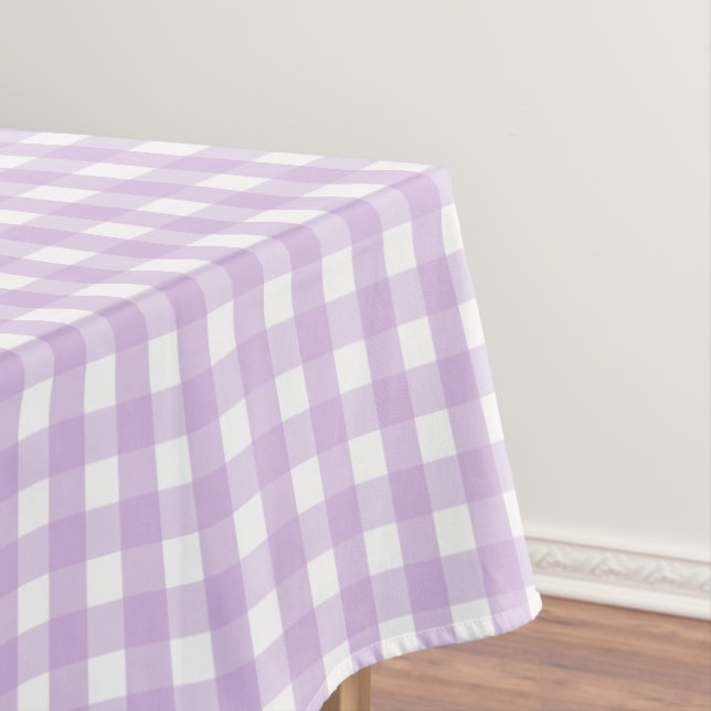 Nappe Pastel Purple En vichy Motif (In Situ)