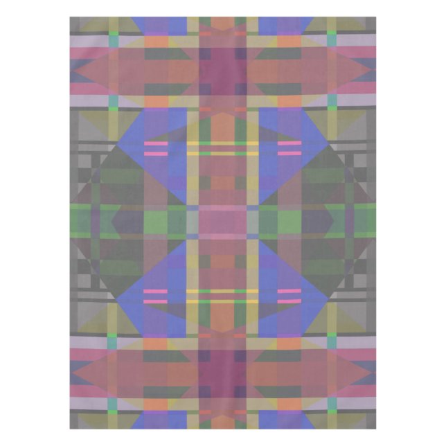 Nappe Pastel rainbow Colorful Geometric (Devant)