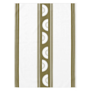 Nappe Pastèque Luxe Rayures Jacquard
