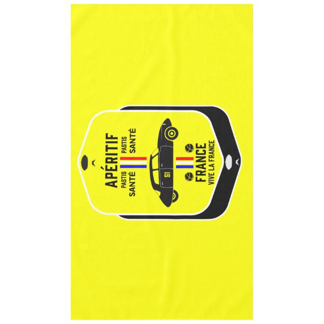 Nappe Pastis de Marseille France (Devant)