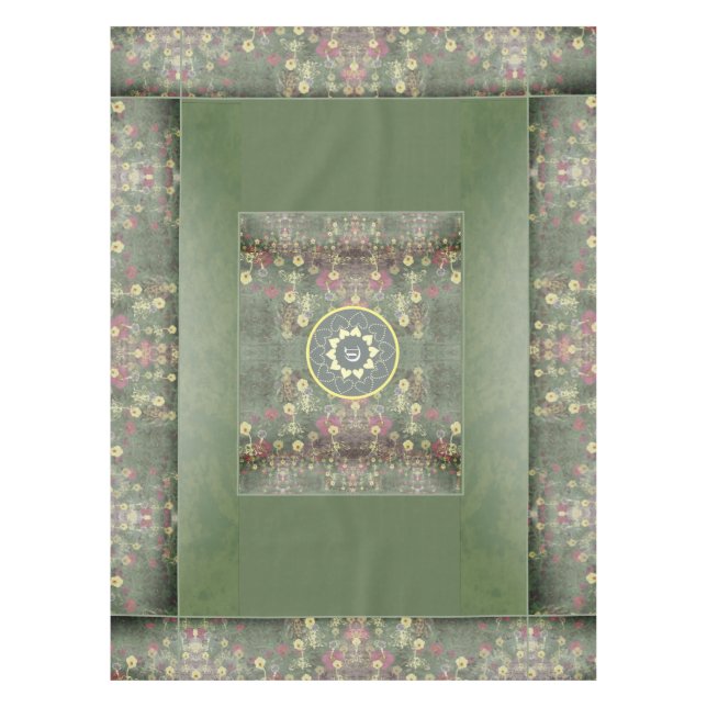 Nappe Patiné floral chic de Shabby (Devant)