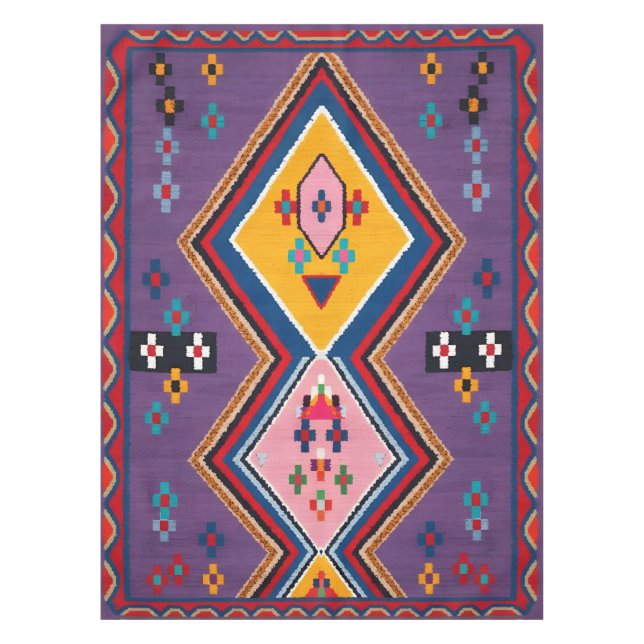 Nappe Patrimoine andalou Géométrique Beaux-Arts (Devant)