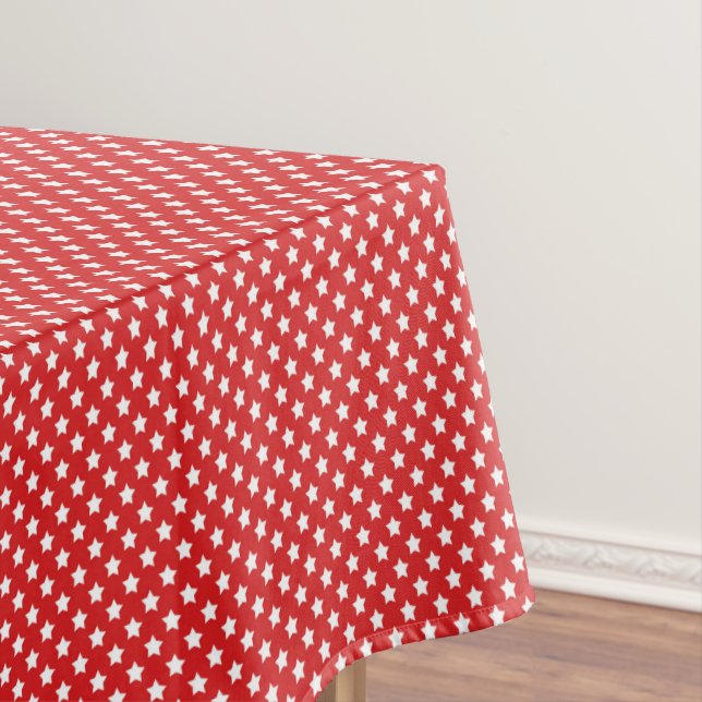 Nappe Patriotic Stars Cotton Tablecloth (In Situ)
