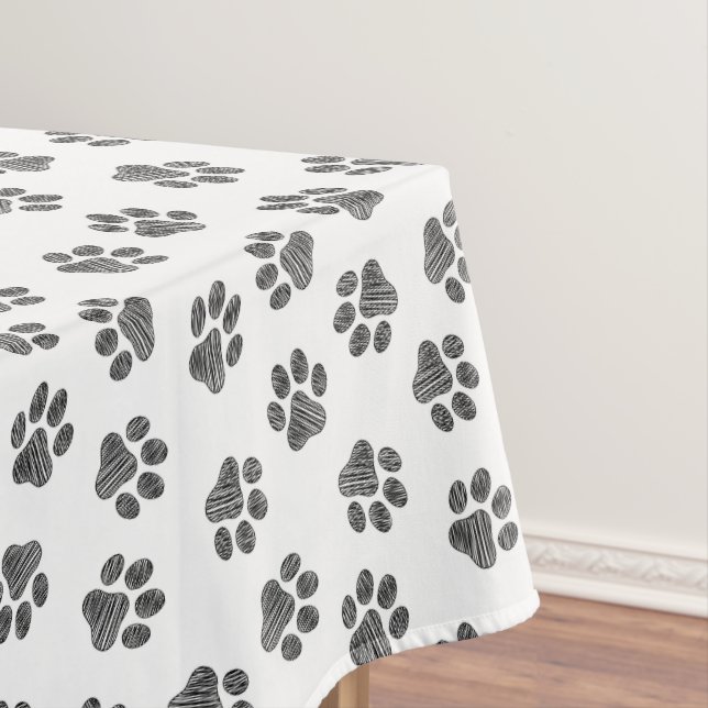 Nappe Patrouilles de Doodle, Paws de Chien, Paws Noirs (In Situ)