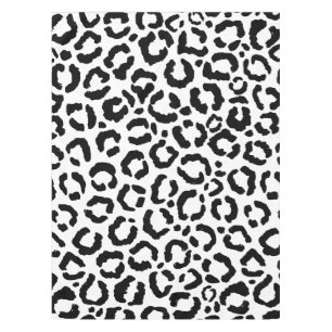 Nappe Patteries du Black White Leopard animal