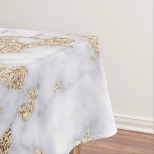 Nappe Pattern de Chic White Gold Foil