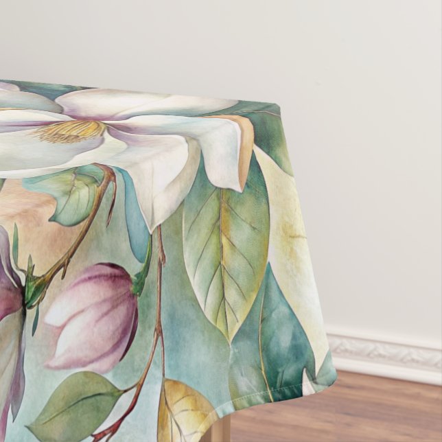 Nappe Pattern Elegant Magnolia Flowers (In Situ)