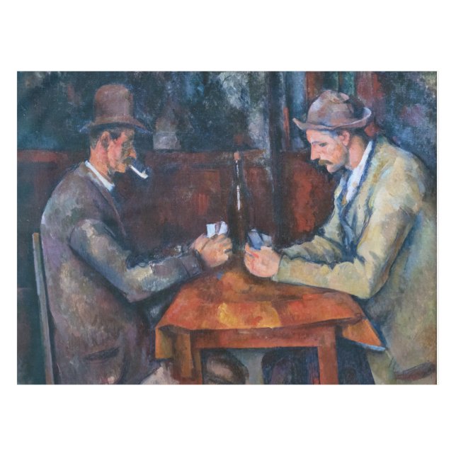 Nappe Paul Cezanne - Les Joueurs De Cartes (Devant (Horizontal))