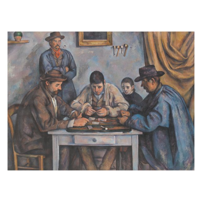 Nappe Paul Cezanne - Les Joueurs De Cartes (Devant (Horizontal))