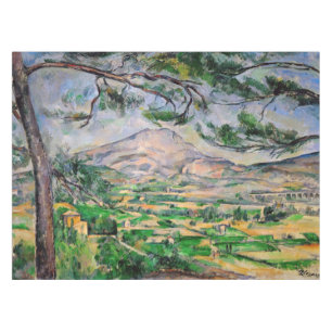 Nappe Paul Cezanne - Mont Sainte-Victoire et Grand Pin