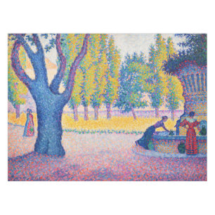 Nappe Paul Signac - Saint-Tropez, Fontaine des Lices