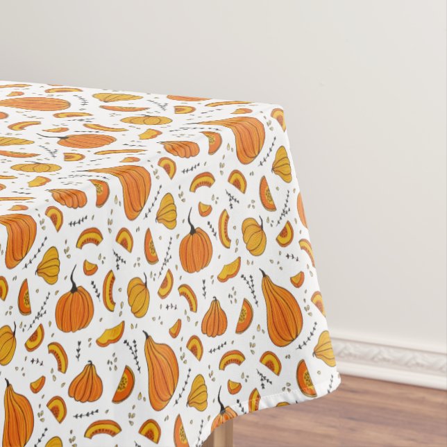 Nappe Pays Rustique Automne Citrouille Automne (In Situ)