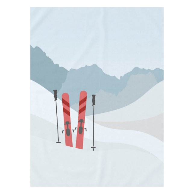 Nappe Paysage hivernal (Devant)