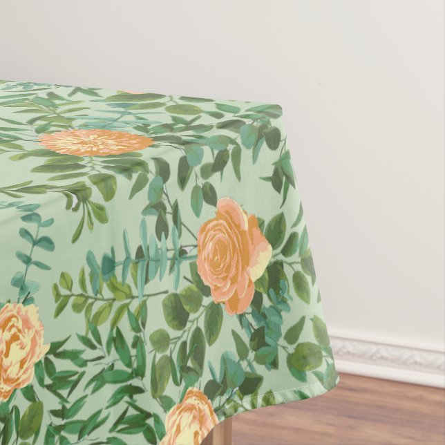 Nappe Peach Green Mariage Spring Pastel (In Situ)