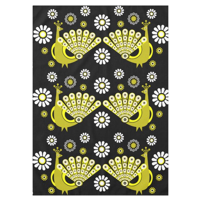 Nappe Peacock Bird Art graphique (Devant)
