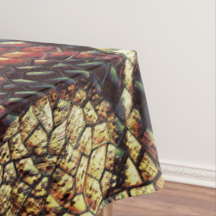Nappe Peau de reptile aux taches jaunâtres et foncées ?