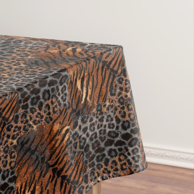 Nappe Peau de tigre léopard à la mode (In Situ)