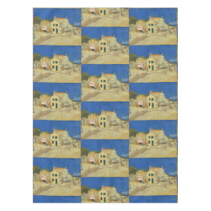 Nappe Peinture de la Maison Jaune de Van Gogh avec Ciel
