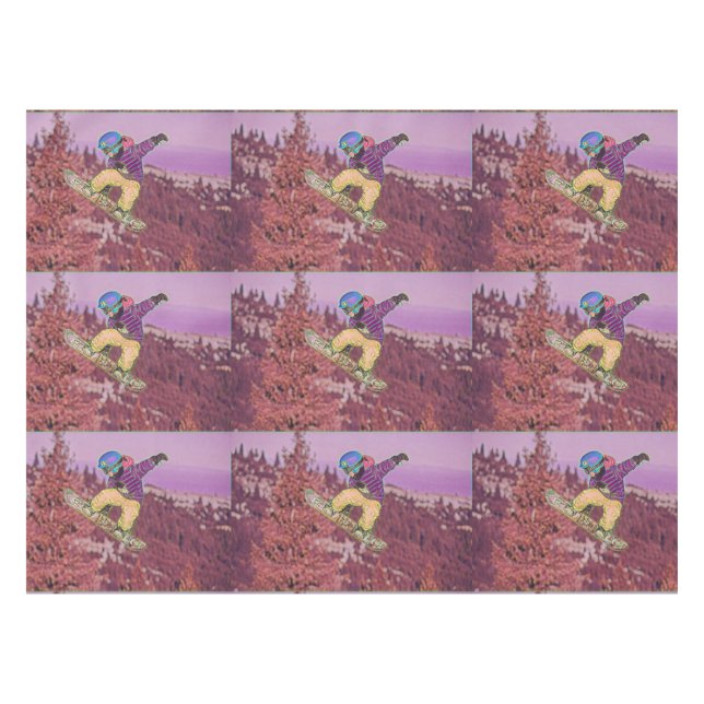 Nappe Peinture de snowboarding (Devant (Horizontal))