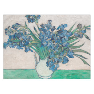Nappe Peinture impressionniste vase d'iris de Van Gogh