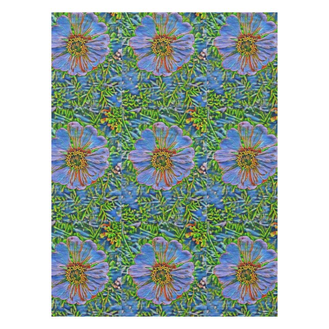 Nappe Peinture pourpre de fleur (Devant)