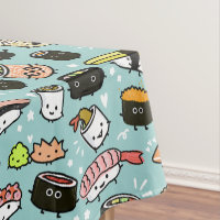 Personnage de Cute Sushi| Kawaii Sushi Motif