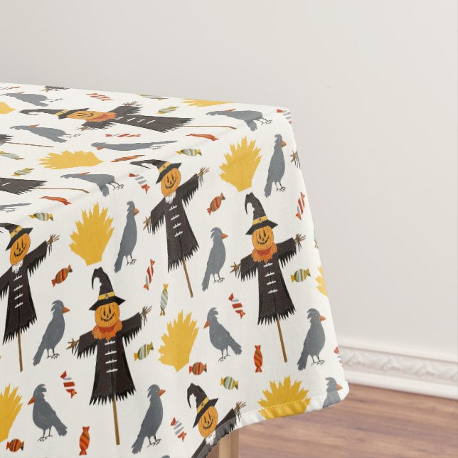 Nappe Personnages de champ de maïs effrayants de motif d (In Situ)