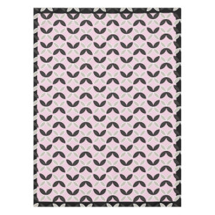 Nappe Pétales à fleurs rose et blanc chic motif