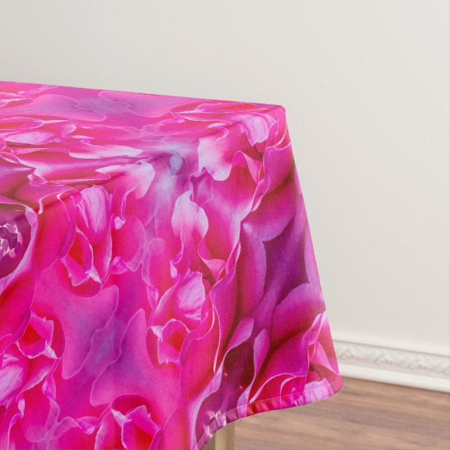 Nappe Pétales de rose rose vif M modèle floral (In Situ)
