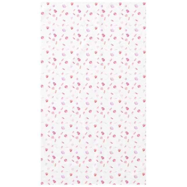 Nappe Pétales Roses rose et rose (Devant)