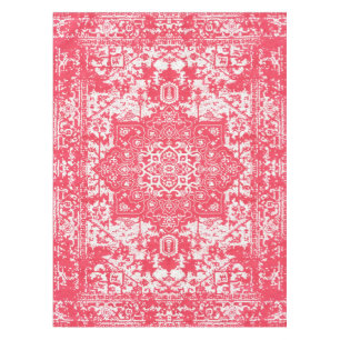 Nappe Pétales roses sur Kilim Dreams