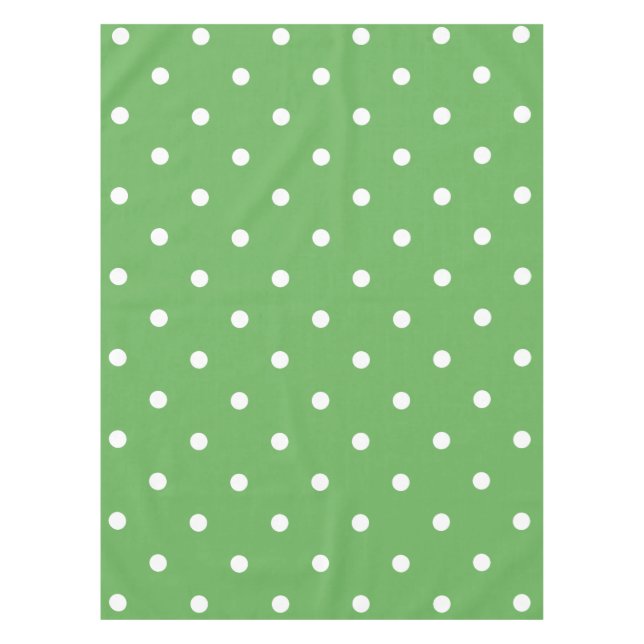 Nappe Petit Motif Pois : Vert (Devant)